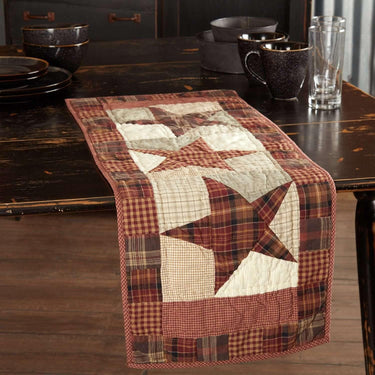 Abilene Star Quilted Runner 13x36 VHC Brands - The Fox Decor